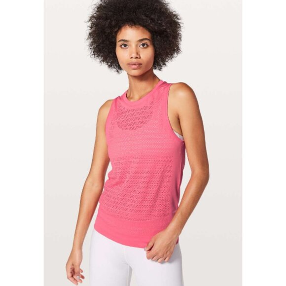 Lululemon Breeze By Muscle Tank II Glossy Pink 26411 - Picture 2 of 11